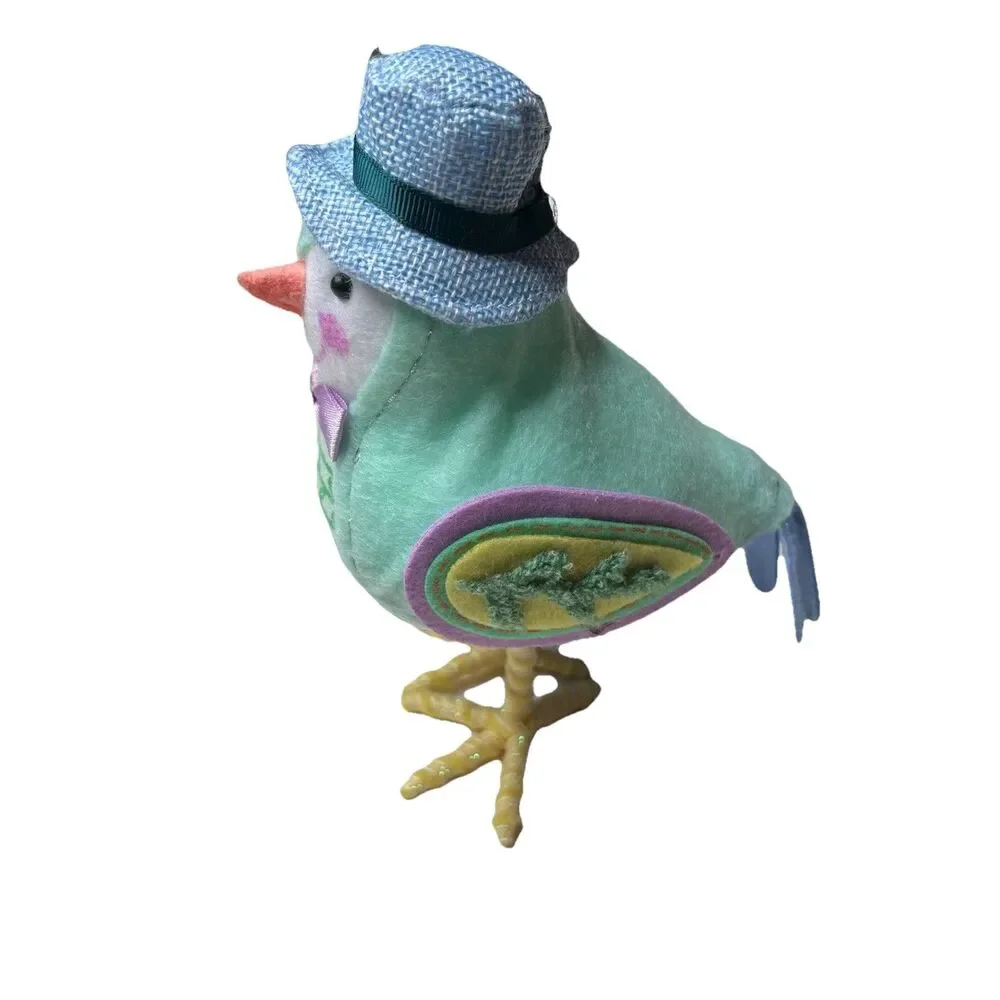 Target Spritz Bird Stormy 2020 Felt Bird Figurine Easter/Spring Mint Green